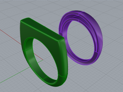 810 Ring Modelo de Impressão 3D