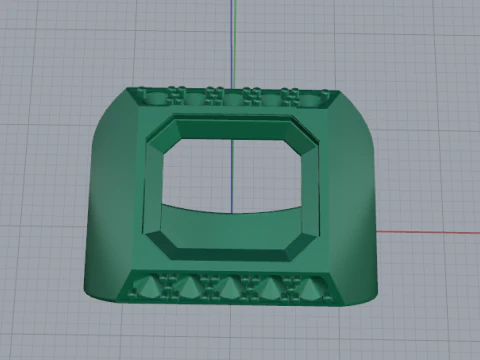 811 Y&uuml;z&uuml;k 3D Baskı Modeli