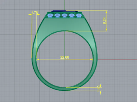 811 Y&uuml;z&uuml;k 3D Baskı Modeli