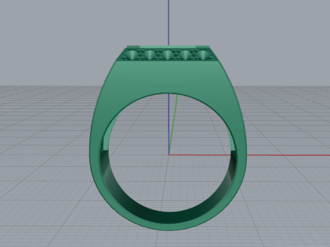 811 Ring 3D Print Model