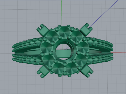 812 Ring Modello di stampa 3D