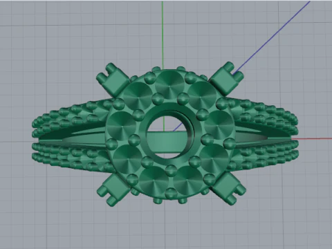 812 Ring 3D Print Model