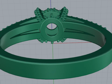 812 Ring 3D Print Model