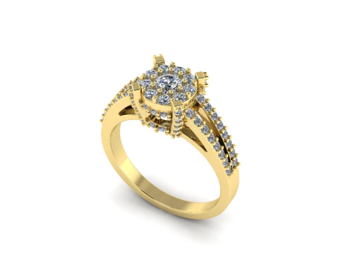 812 Ring 3D Print Model
