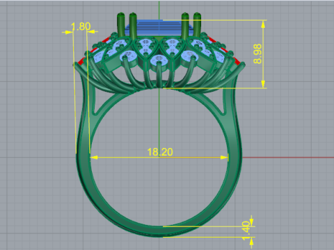 813 Ring 3D Baskı Modeli
