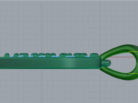 816 Pendant heart Modello di stampa 3D