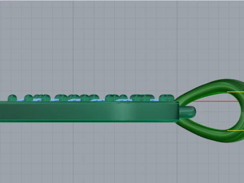 816 Pendant heart 3D Print Model