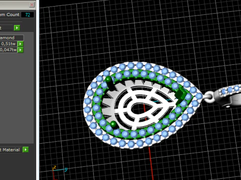 818 Earrings 3D Print Model