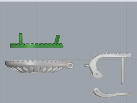 818 Earrings 3D 打印模型