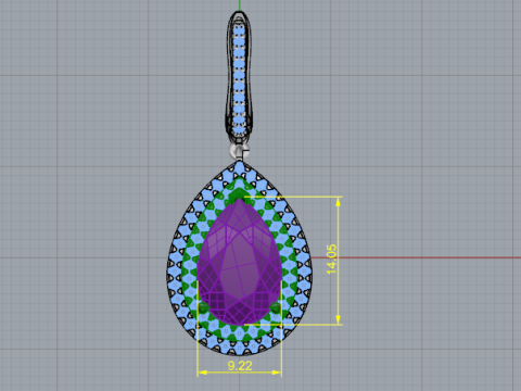 818 Earrings 3D 打印模型