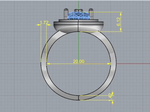 819 Ring 3D Print Model