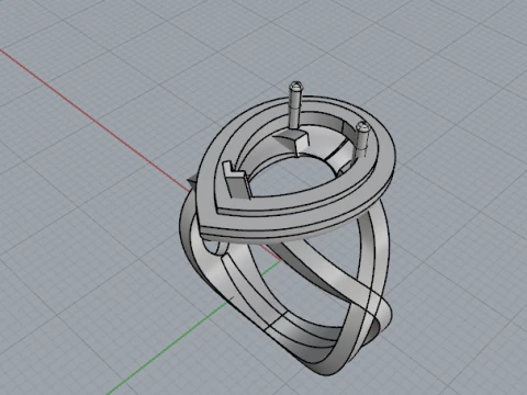 819 Ring 3D Print Model