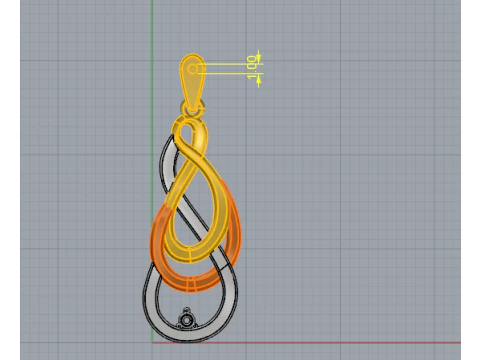 820 Earrings 3D Print Model