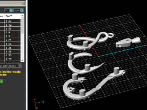820 Earrings 3D Print Model
