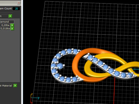 820 Earrings 3D Print Model
