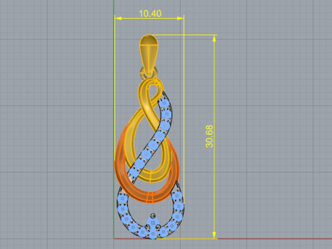 820 Earrings 3D प्रिंट मॉडल
