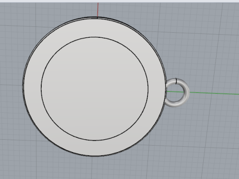 821 Pendant sign Mercedes 3D Print Model