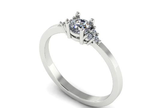 822 Soliter ring 3D Print Model