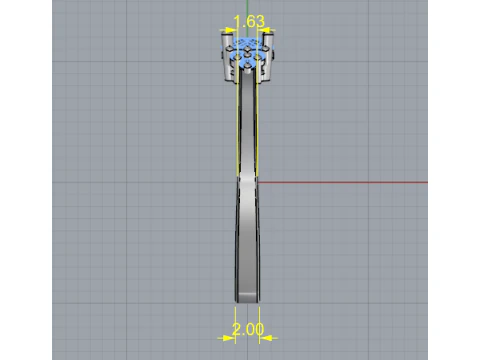 822 Soliter ring 3D Print Model