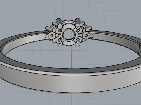 822 Soliter ring 3D Принт Модель
