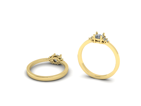 822 Soliter ring 3D Принт Модель