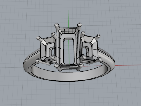 823 Ring 3D Baskı Modeli