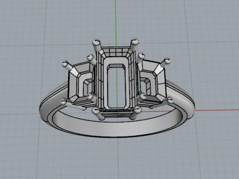823 Ring 3D Print Model