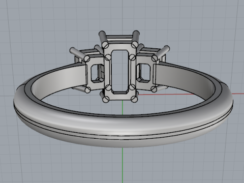 823 Ring 3D Baskı Modeli