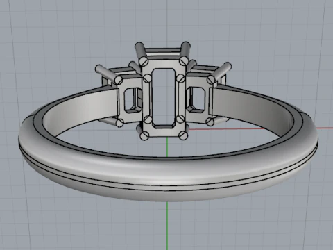 823 Ring 3D Print Model