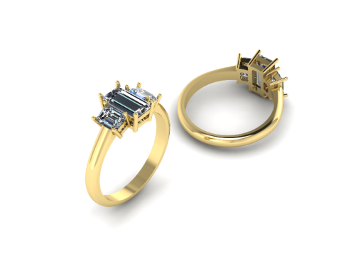 823 Ring 3Dプリントモデル