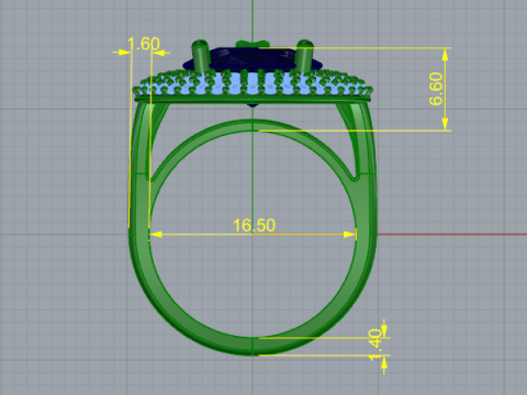 824 Ring Modelo de Impressão 3D