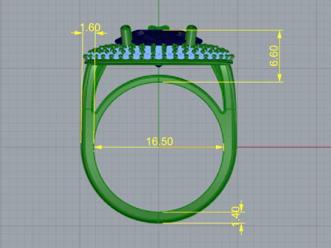 824 Ring 3D Print Model