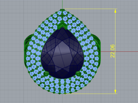 824 Ring Modelo de Impressão 3D