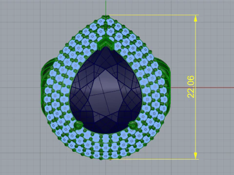 824 Ring 3D Print Model