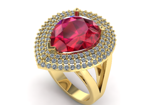 824 Ring Modelo de Impressão 3D