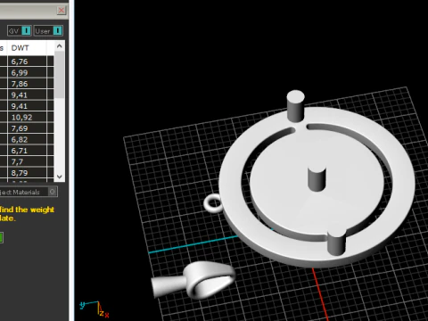 825 Pendant 3D Print Model