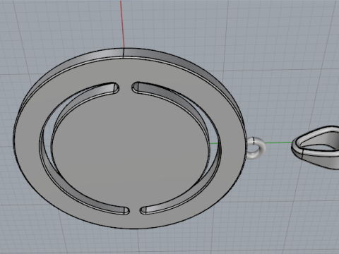 825 Pendant Model Cetak 3D