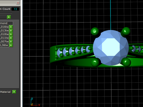 845 Ring Modello di stampa 3D