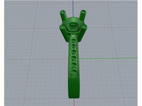 845 Ring Modello di stampa 3D