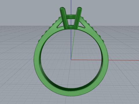 845 Ring Modello di stampa 3D
