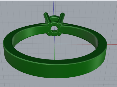 845 Ring Modello di stampa 3D