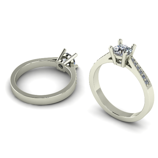 845 Ring Modello di stampa 3D .c4d .max .obj .3ds .fbx .stl .blend