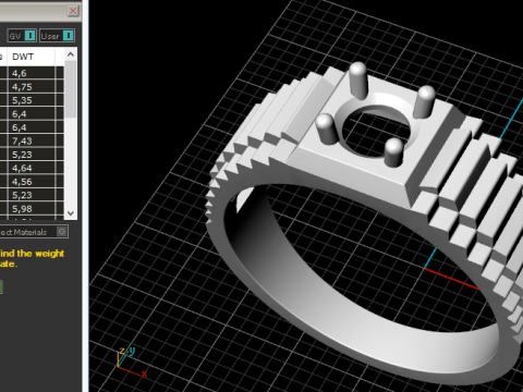 847 Ring Modelo de Impressão 3D