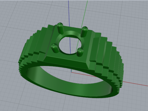 847 Ring Modelo de Impressão 3D