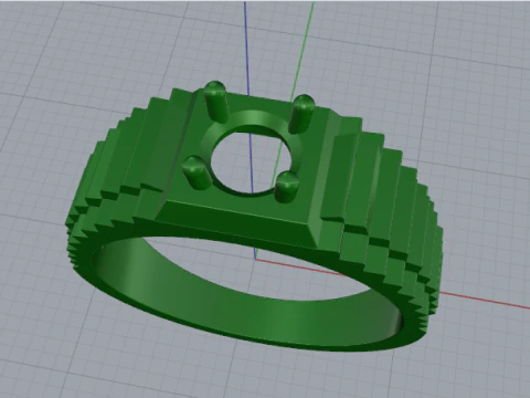 847 Ring 3D Print Model