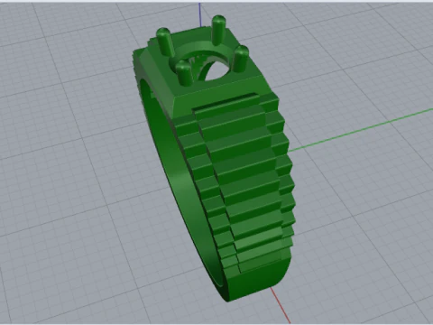 847 Ring 3D Print Model