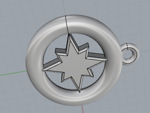 848 Pendant Model Cetak 3D