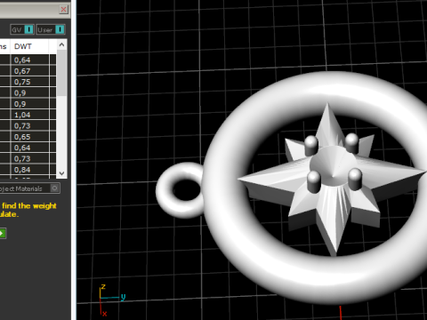 848 Pendant Model Cetak 3D