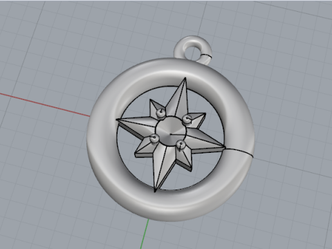 848 Pendant Model Cetak 3D