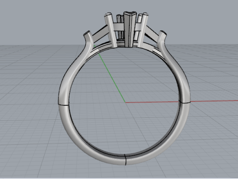 850 Ring 3D 打印模型